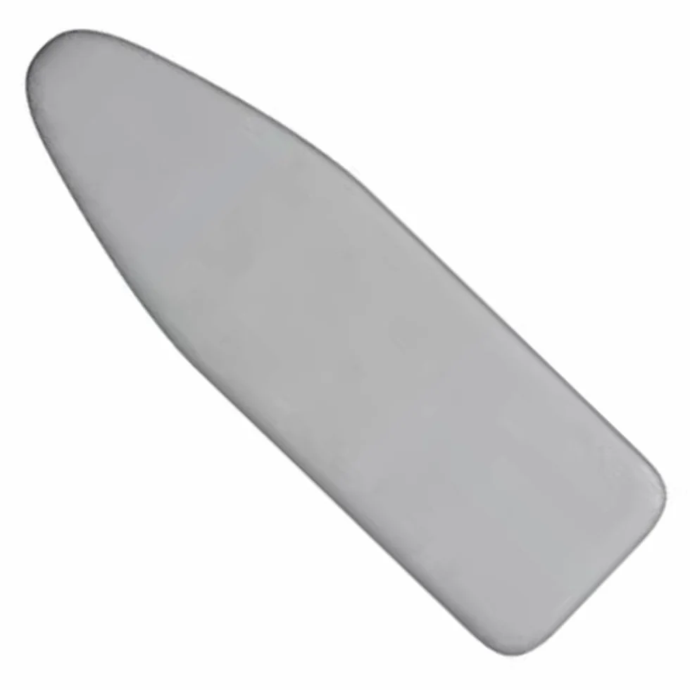 Funda extra gruesa para tabla de planchar de 120 x 38 cm, algodón azul y gris, acolchado de 7 mm, se adapta a tablas estándar, diseño antideslizante, fácil de limpiar