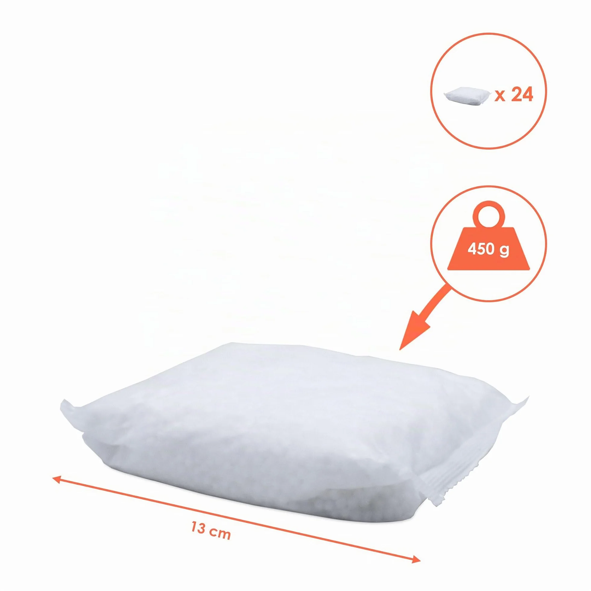 Spetebo - Juego de 24 recambios para deshumidificador de aire Ultra Fresh (450 g), granulado para deshumidificador