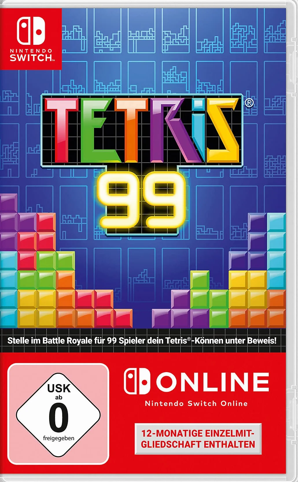Tetris 99 + 12 Monate Nintendo Switch Online [Importacion Alemania]