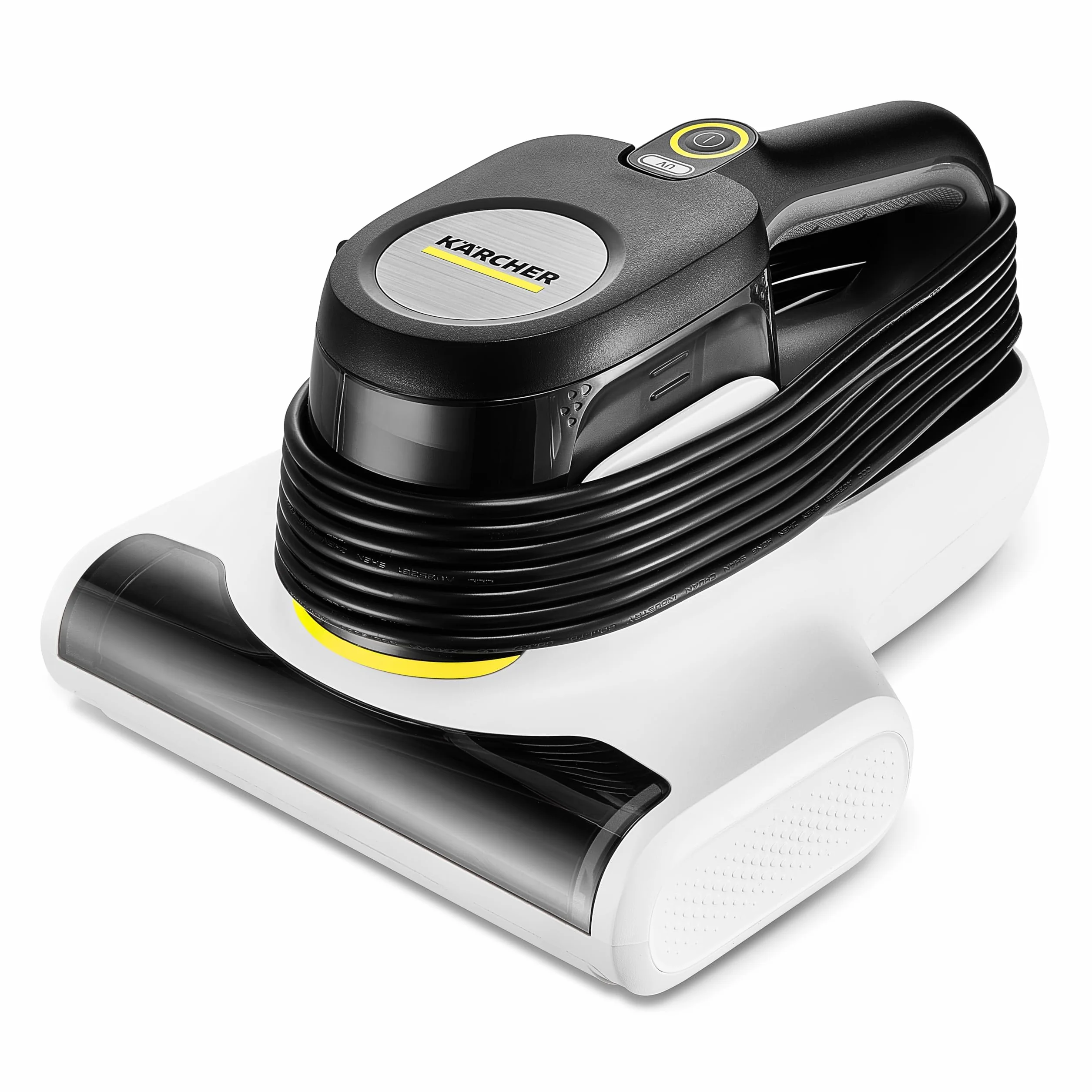 KÄRCHER VCH 4 UV Clean Aspiradora de colchones, Limpieza Profunda higiénica con luz UV-C, Rodillo batidor y función de succión, Potencia: 500 vatios, Peso: 2,1 kg, Elimina ácaros y bacterias