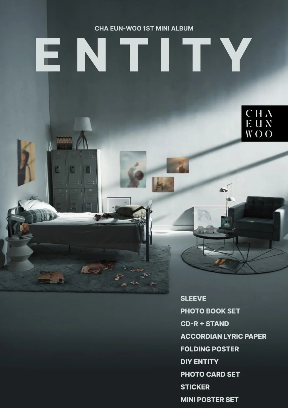 Dreamus CHA EUN WOO ASTRO 1er mini álbum ENTITY versión equivalente