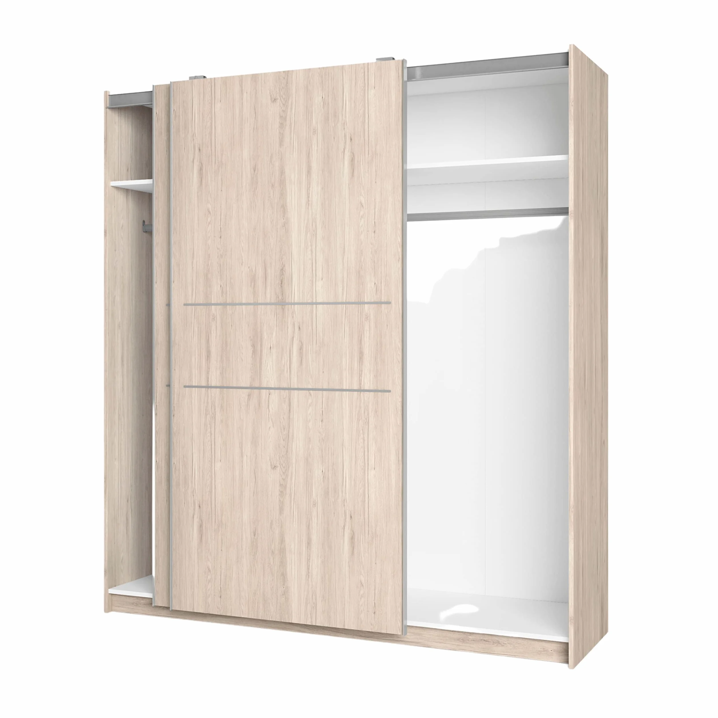 Miroytengo Mueble Dormitorio Matrimonio Principal Completo MIA Blanco Roble