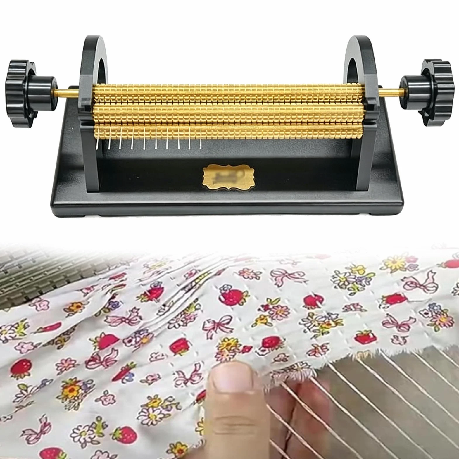 Smocking - Máquina de coser plisada, cercanía y profundidad ajustables, caja trasera plisada de tela y aguja especial, espacio de puntada de 0.2 pulgadas, para costura de disfraces y manualidades, 24