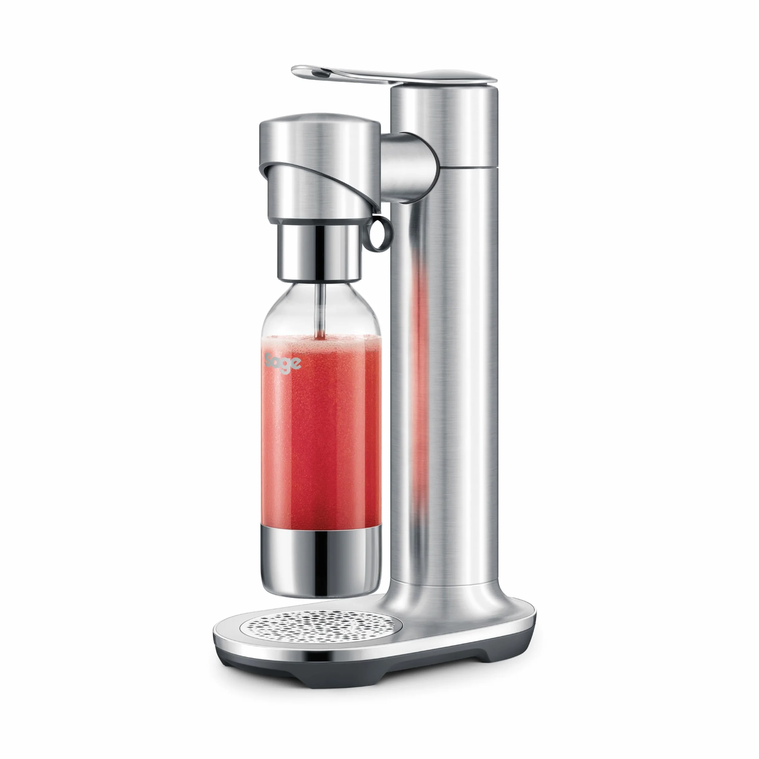 Sage InFizz Fusion Para Hacer Refrescos en Casa - Para Agua con Gas, Zumo, Té, Cócteles y Bebidas Gaseosas, Acero Inoxidable