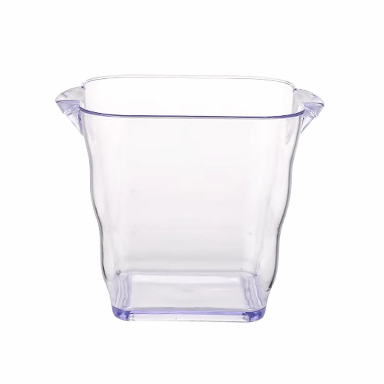 Cubeta para Hielo Cubos de Hielo acrílicos for Fiestas, 5L, Cubo de plástico Transparente for Vino, Botella, Enfriador de Bebidas, Tina, champán, Vino, Cerveza, Bebida Cubiteras