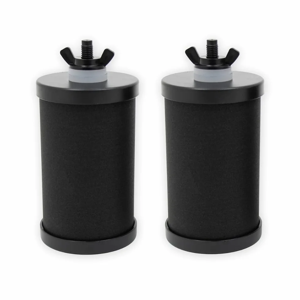 Cartuchos filtrantes para agua - 2 unidades - Filtran bacterias y cloro - Agua potable limpia en cualquier lugar - Compatibles con todos los filtros de agua Eaupure