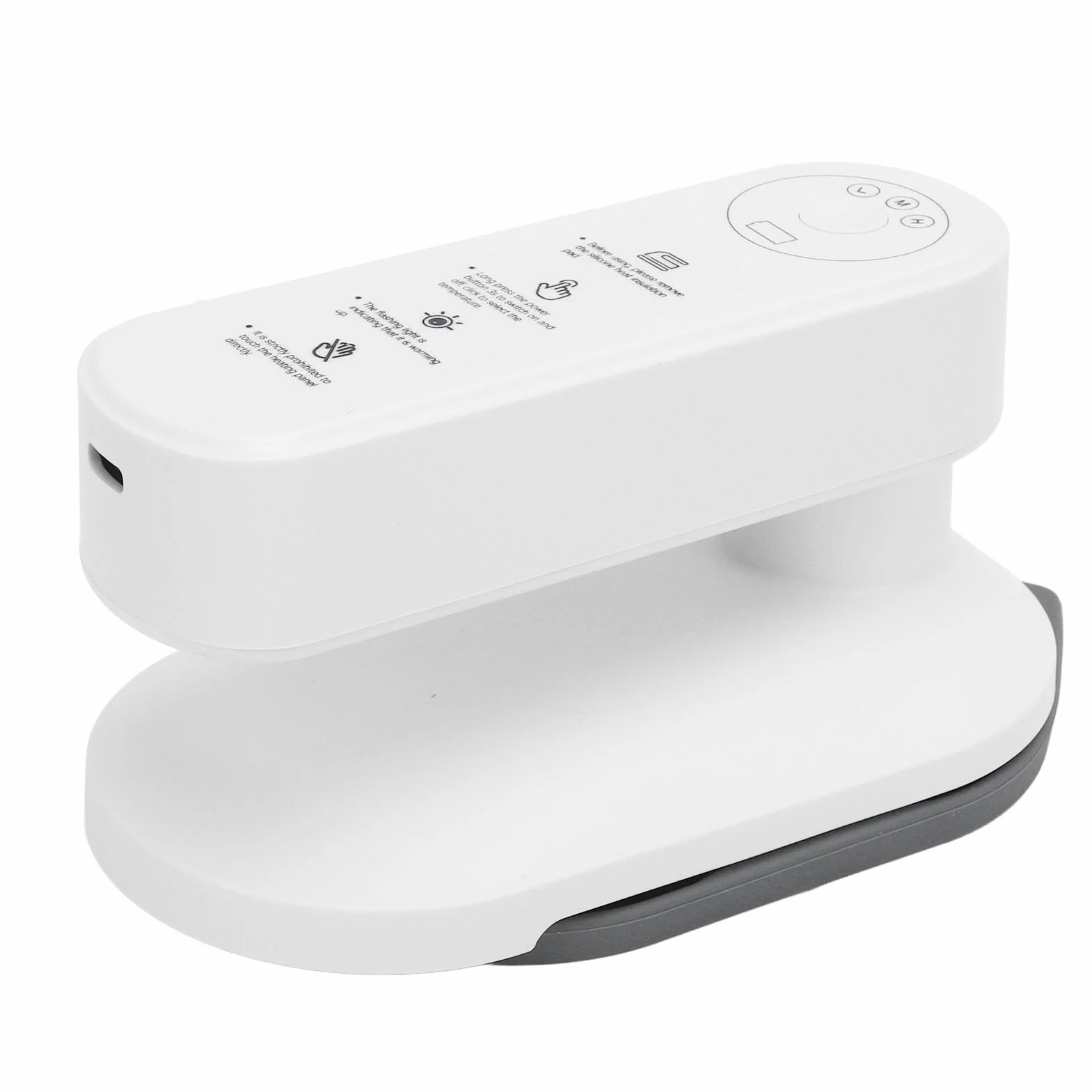 FILFEEL Máquina de Planchar Eléctrica de mano: Plancha de Ropa Portátil con 3 Configuraciones de Temperatura, Batería Inalámbrica de 5000 MAh, Calentamiento Rápido en 30 Segundos para Uso en el