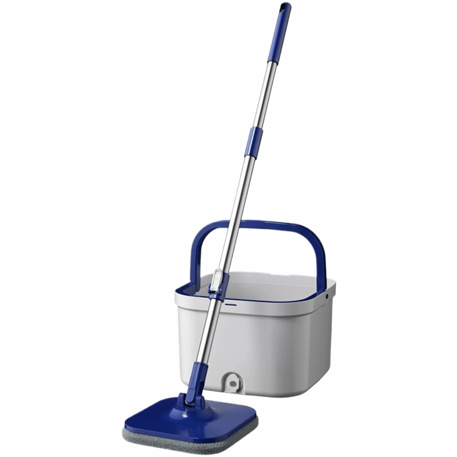 Fregona Giratoria Giratorio Separa Agua Sucia | De Limpieza Con Fregona Giratoria Y Cubo para Suelos de Madera, Baldosa, Cocina, Salón, Dormitorio, Apartamento