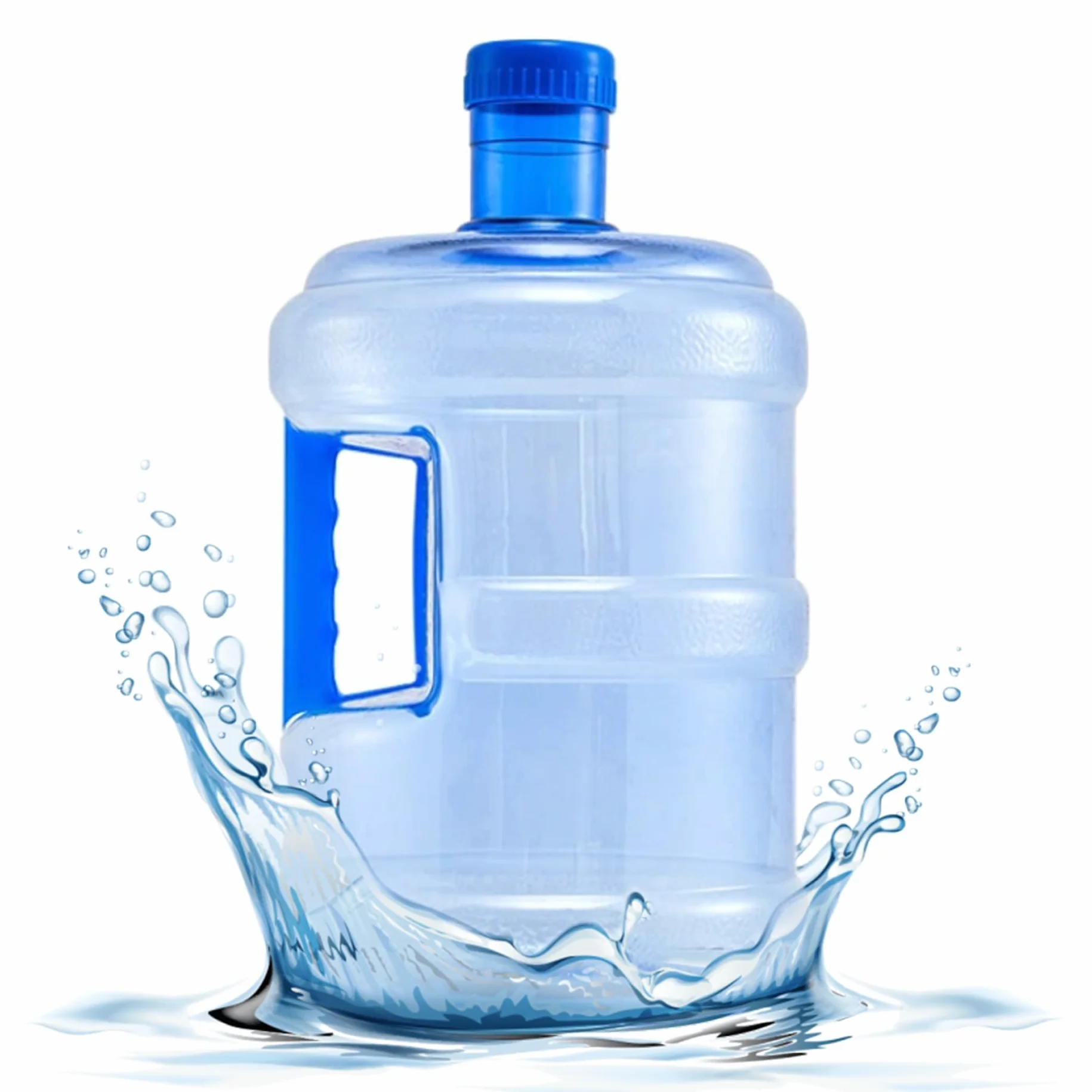 Jarra De Agua De 7,5 L Con Asa Grado Alimenticio a Prueba De Fugas Transparente Sin Olor Sellado Reutilizable a Prueba De Polvo Contenedor De Botella De Agua Portátil Para Hogar Jarra De Agua