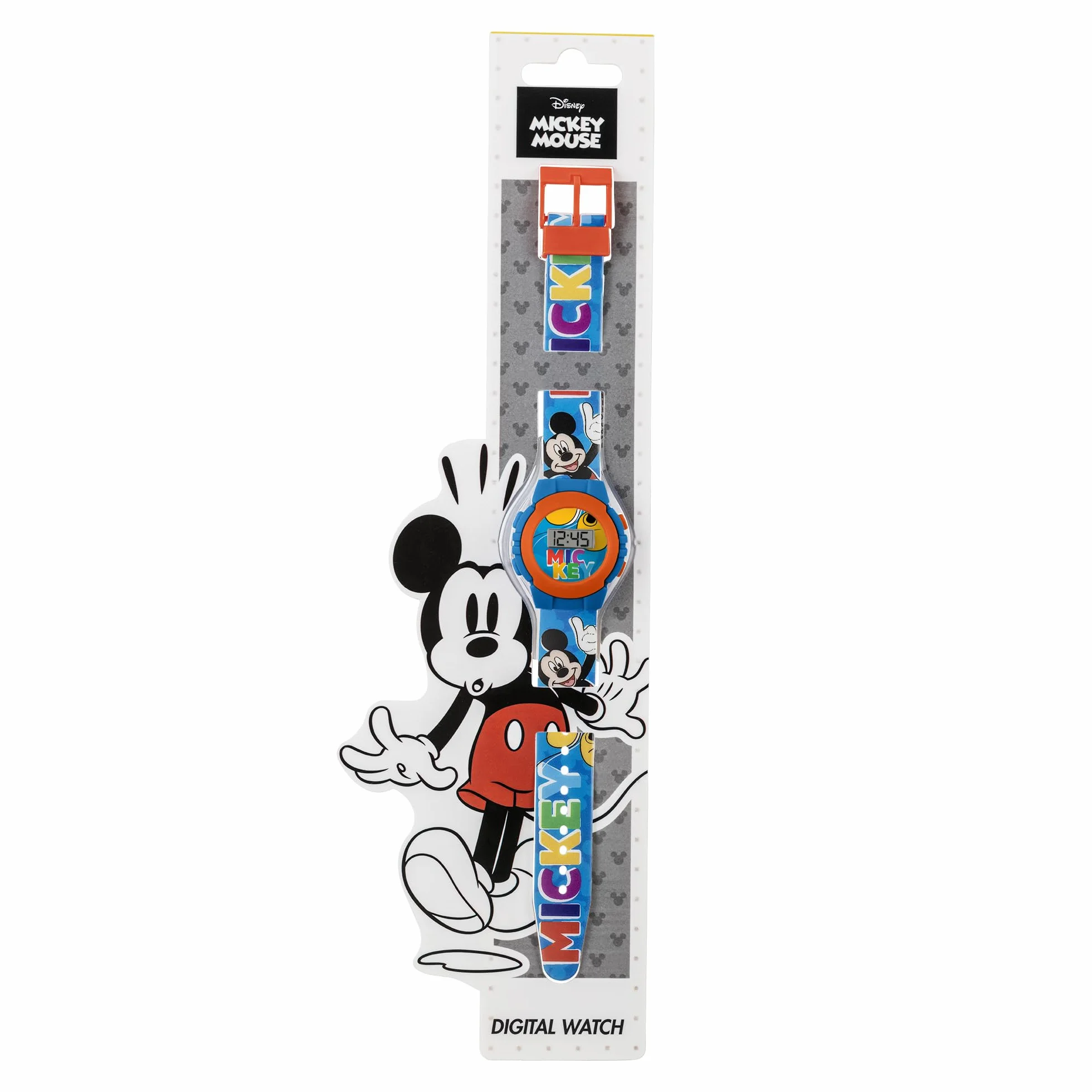 Mickey Mouse Disney MK4164 - Reloj digital multicolor, multicolor, Redondo