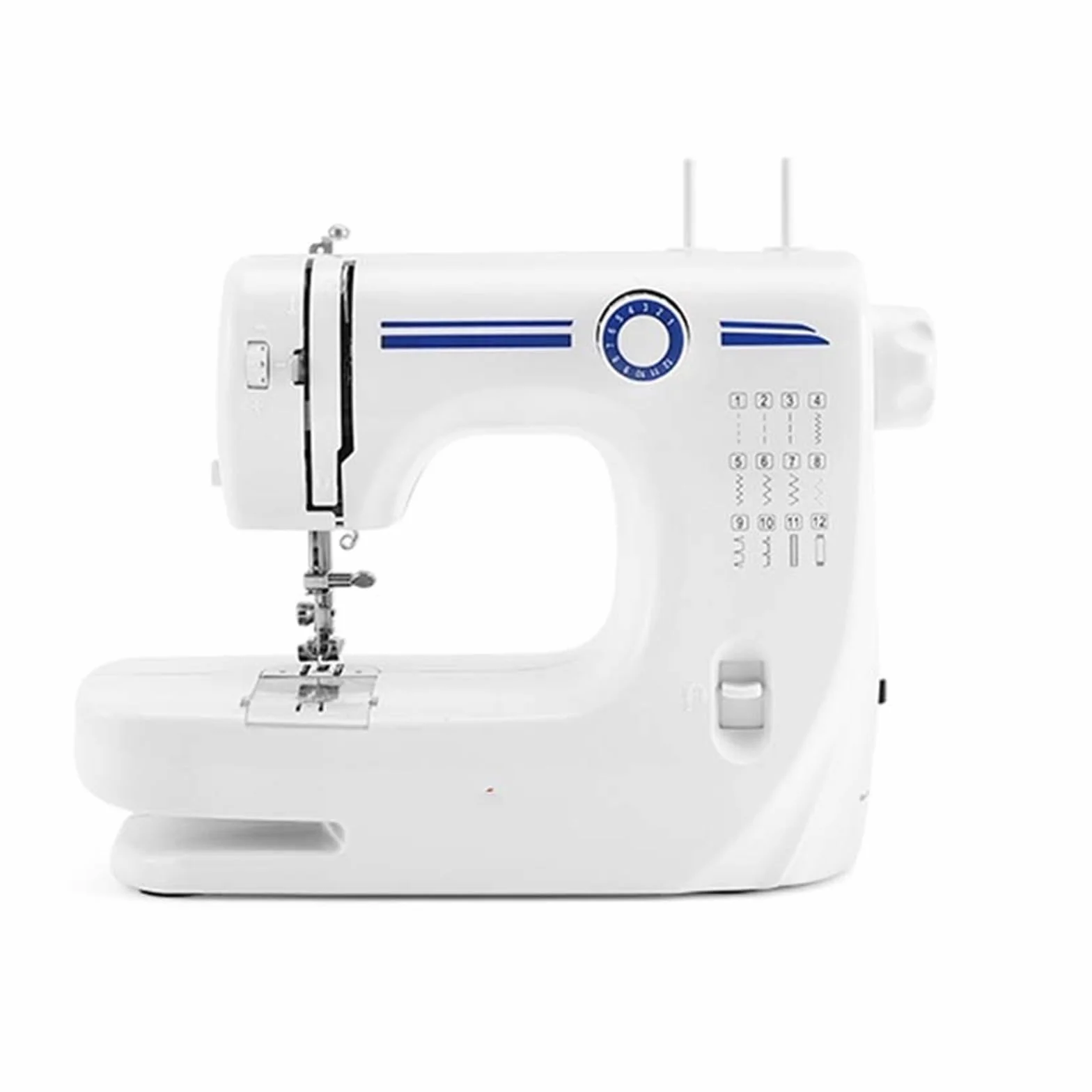 Máquina De Coser Doméstica Portátil UFR-608A, Mini Multifunción 6V/9W, Gruesa Con Pedal Eléctrico