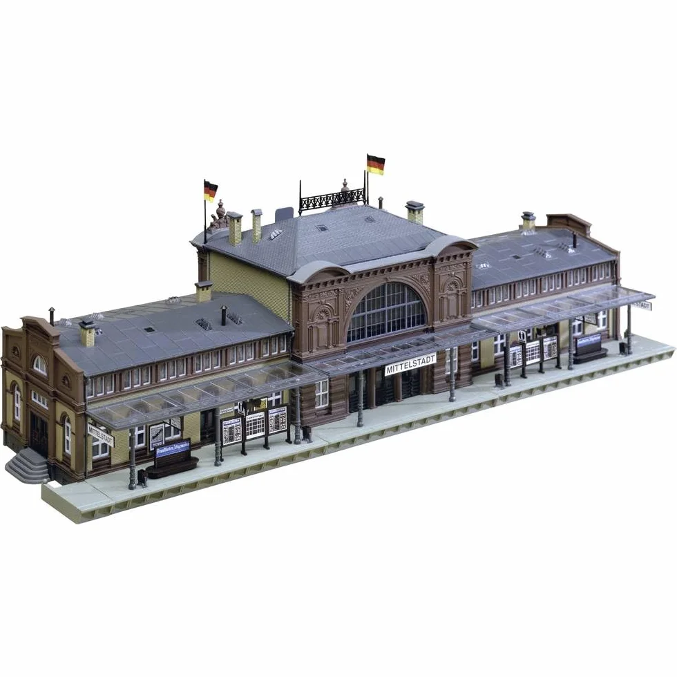 Faller - Estación de tren HO (1:87) - Estación - Madera - Niños - Hobbyistas, constructores de modelos - Unisex - 443x160x130 mm - 2 lbs