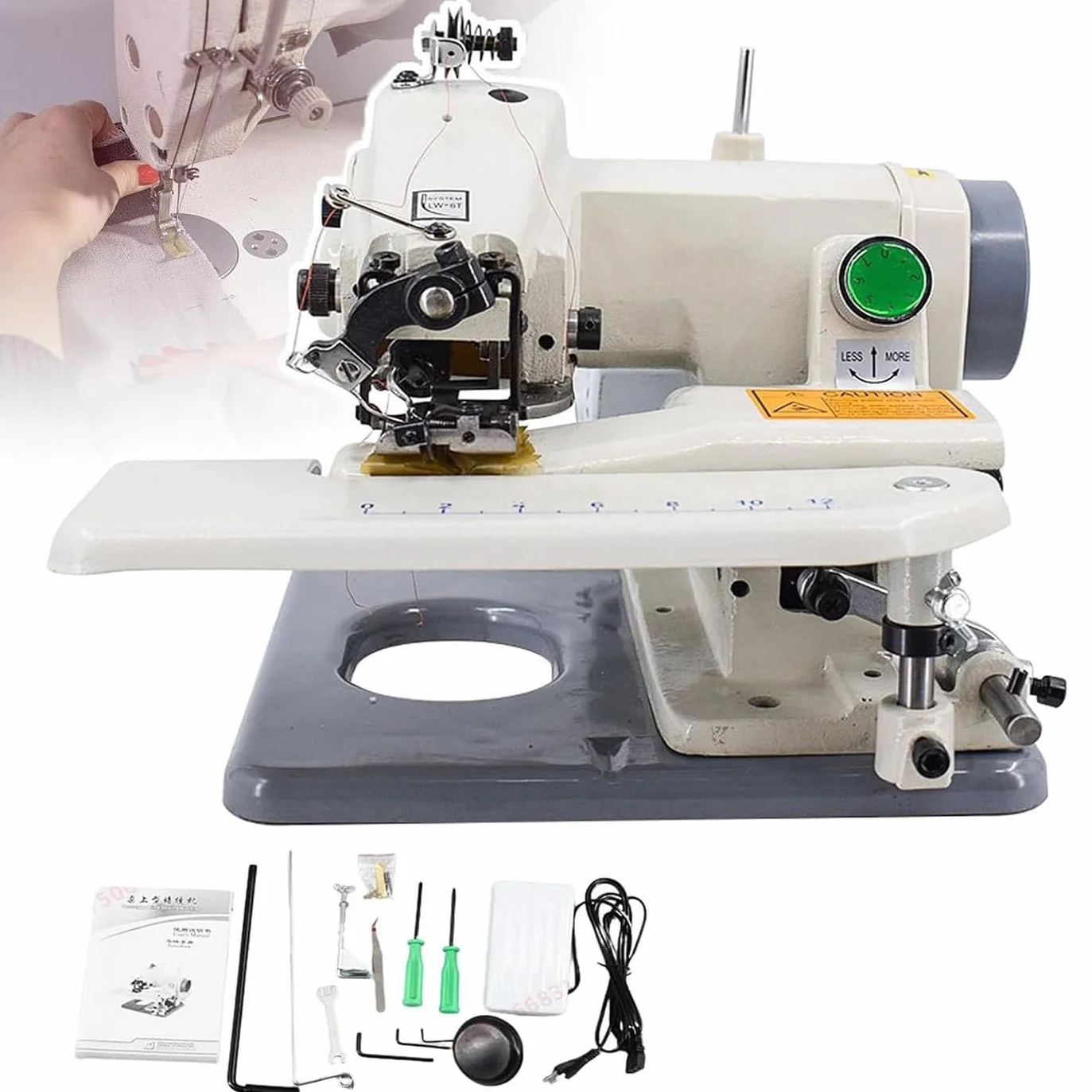 Máquina De Dobladillo De Puntada Invisible De Escritorio,Máquina De Coser De Modista Portátil Para Faldas De Pantalones,Máquina De Coser Puntada Invisible Para Dobladillos De PUños,Faldas Y Cortinas