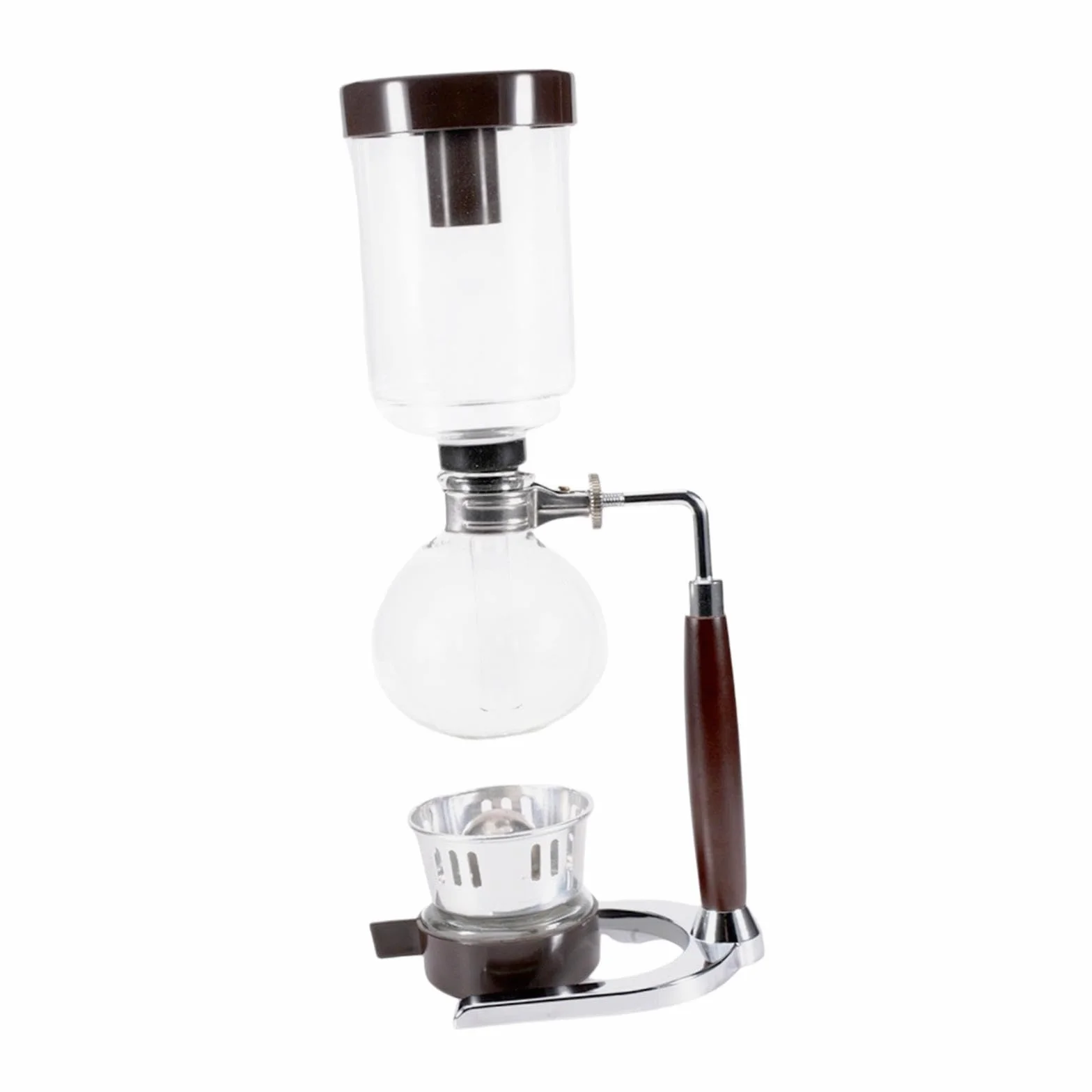 Sharplace Cafetera de Sifón, Mesa, Liviana, Resistente, Transparente, Bote de Sifón de Vidrio de é para La Oficina Domiciliaria Regalo de Del, tal como se describe, 360 Ml
