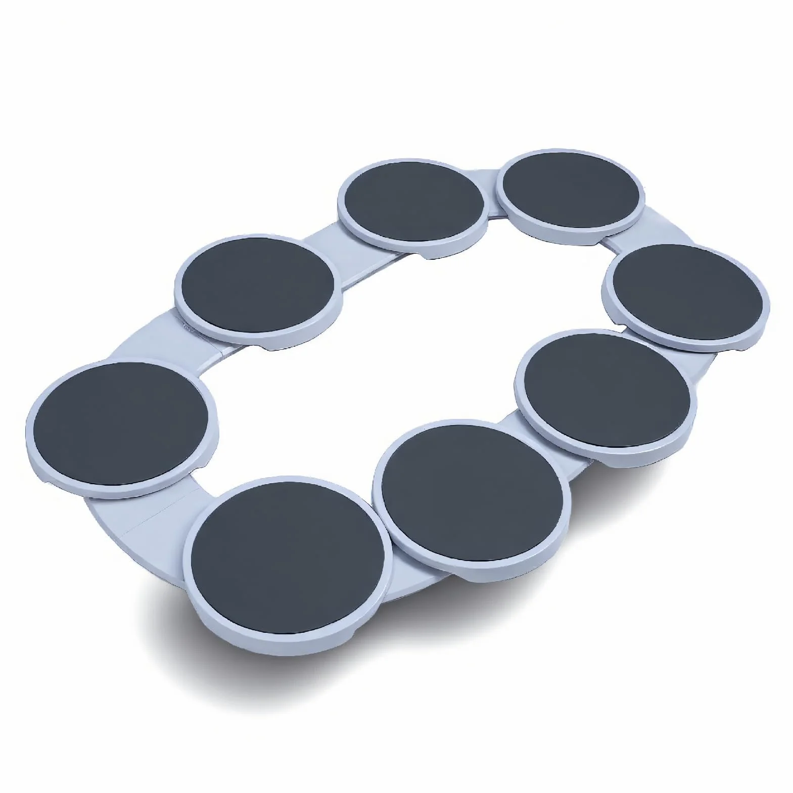 Bandeja Giratoria para Mesa de Comedor, Bandeja Organizadora de Alimentos Reutilizable Multifuncional, Bandeja Giratoria con Diseño de Riel Deslizante para Mesa de Comedor