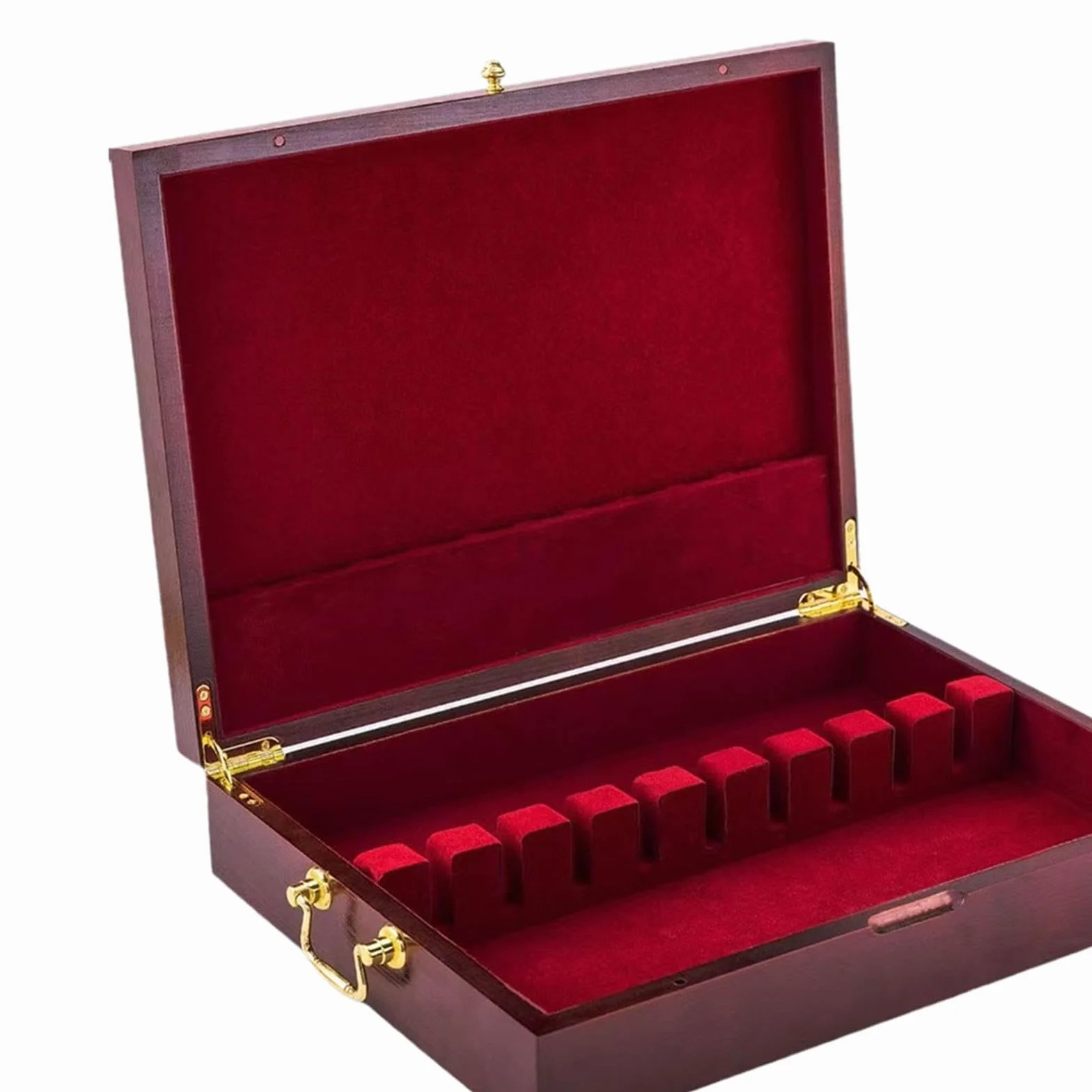 Sharplace Caja de Madera para Guardar Cubiertos, Ideal para La Cocina, El Hogar, La Decoración, Regalo, Baúl Resistente para Cubiertos.