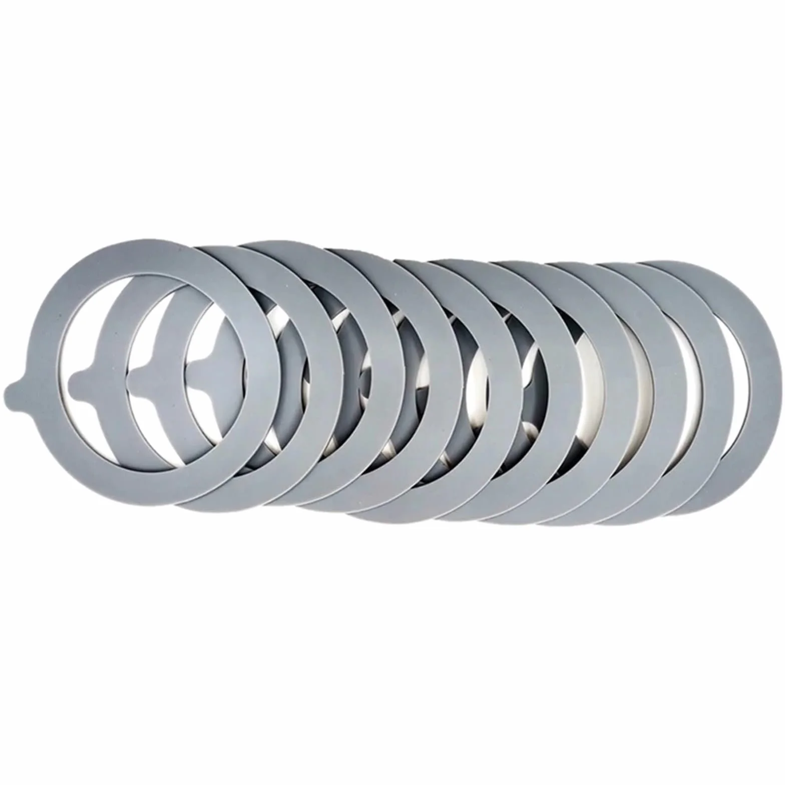 Junta de Repuesto Silicona 20 Piezas for tarros Vidrio | Anillos de sellado herméticos a prueba de fugas for tarros de cristal estándar y de boca ancha(A-GY)