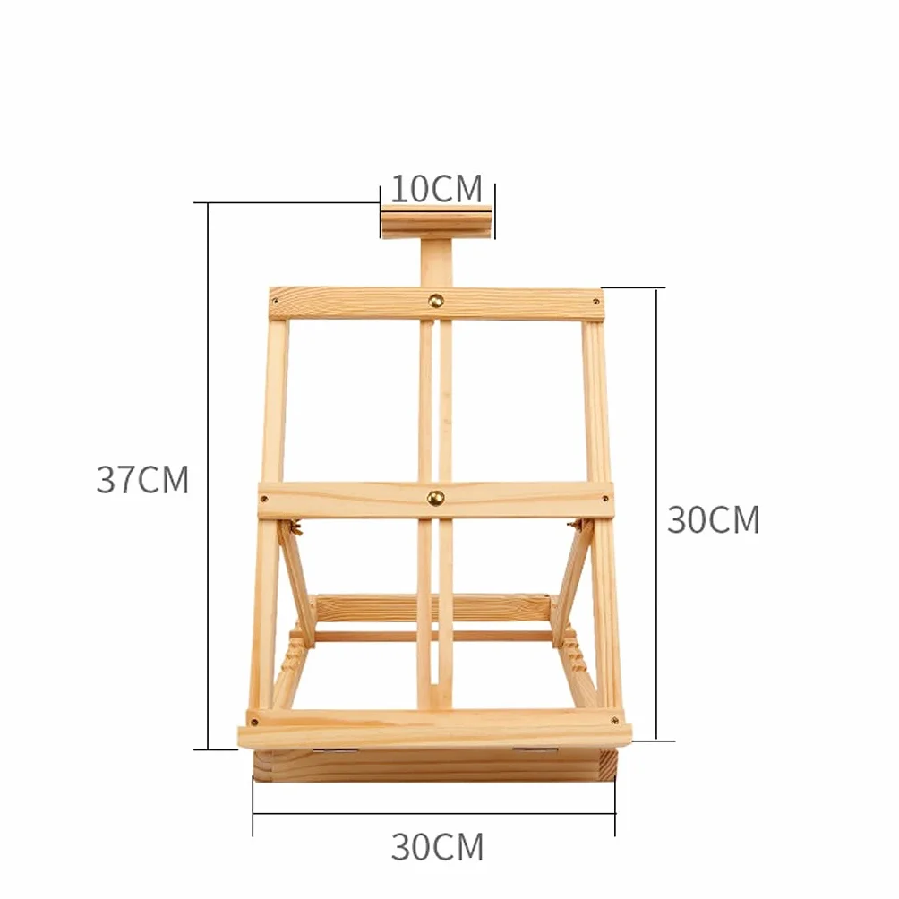 SAeWare Soporte de madera ajustable para bocetos, accesorios de estudio, marco en H para artistas, pintura, dibujo, suministros de arte