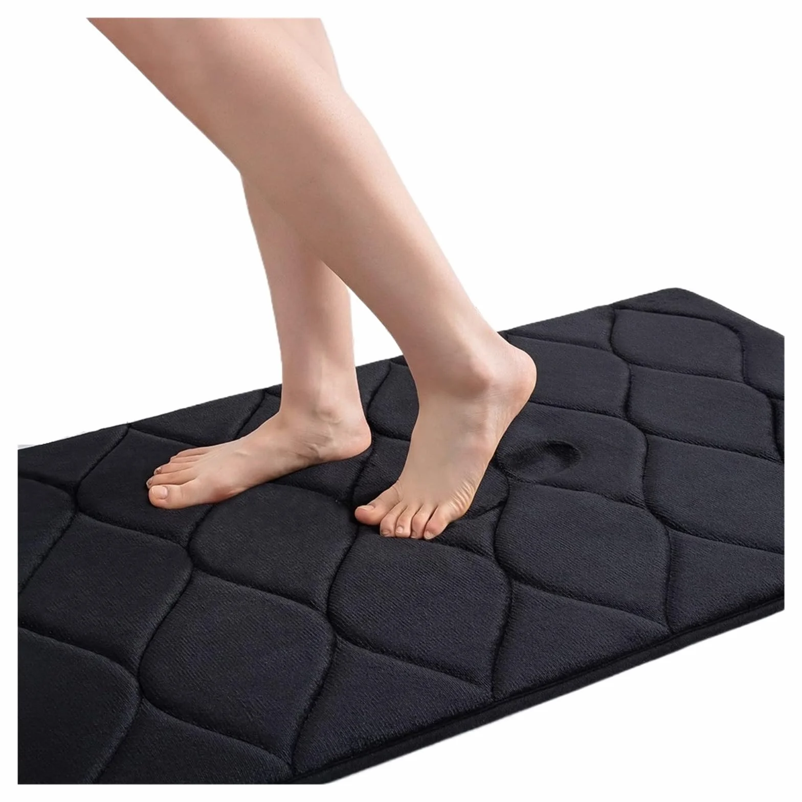 Alfombra Bañera Antideslizante Alfombra de baño de espuma viscoelástica, alfombra de baño absorbente, alfombra de baño, cocina, hogar, alfombra de ducha antideslizante, alfombrillas de terciopelo for