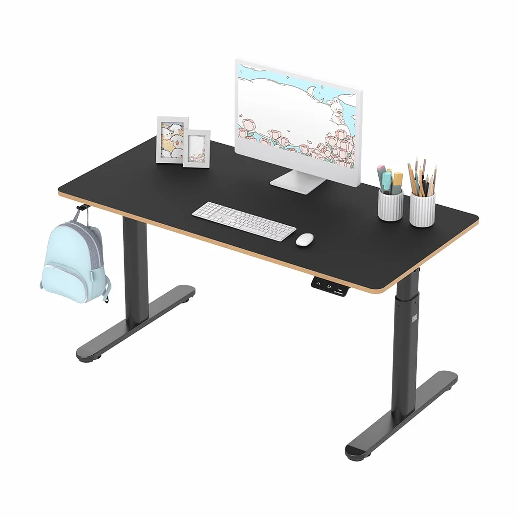 Ultradesk Escritorio Infantil Eléctrico Regulable en Altura Pulsar 120x60x55-81cm Negro