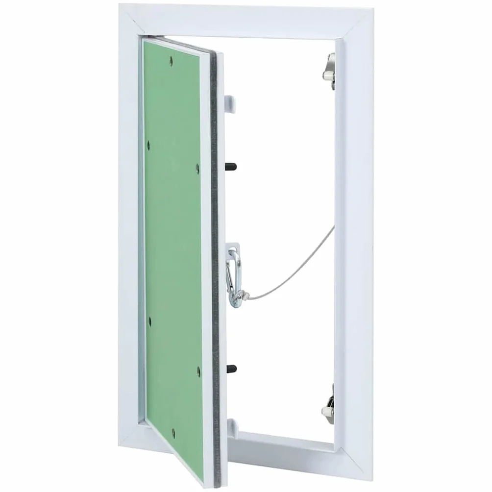 Genérico Panel de Acceso Verde y Plata 30 x 55 cm Aluminio y Pladur,Bricolaje,Materiales de construcción,Trampas,Verde,4018457