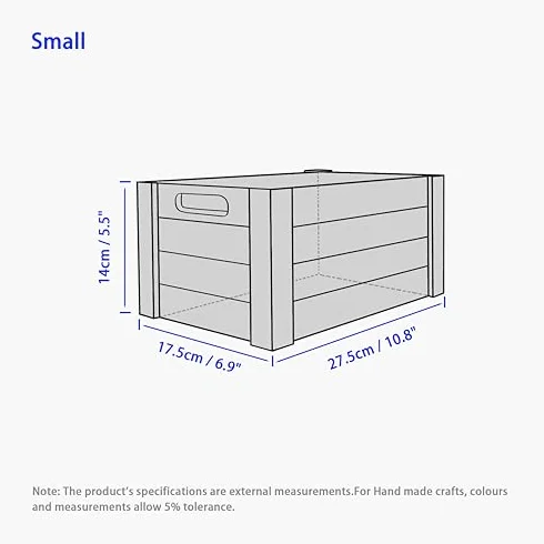 Cajas de madera para almacenamiento debajo de la cama, caja de regalo grande y cesta de juguetes para perros, ideal para Nochebuena y cestas de regalo