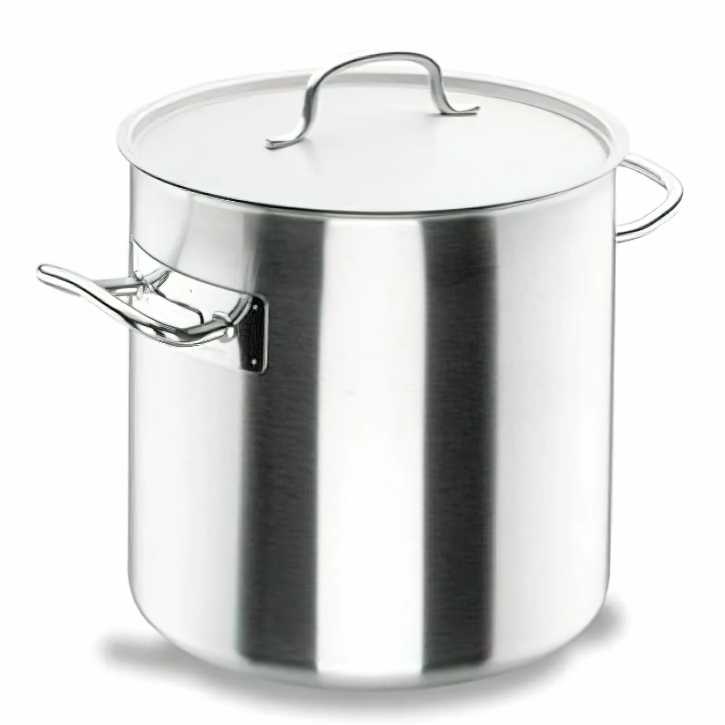 LACOR 50136 Olla Alta Acero Inoxidable, Incluye Tapa, Apta para todo tipo de Cocinas, Acabado Mate, Plata, 36 Ø(cm), 36.60 l