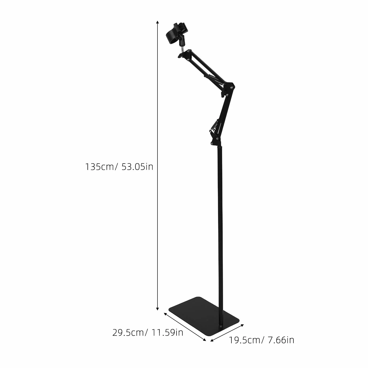 Ipetboom Soporte para Secador de Pelo Abrazadera Ajustable Soporte Manos Libres para Baño Salón Dormitorio Material y Resistente