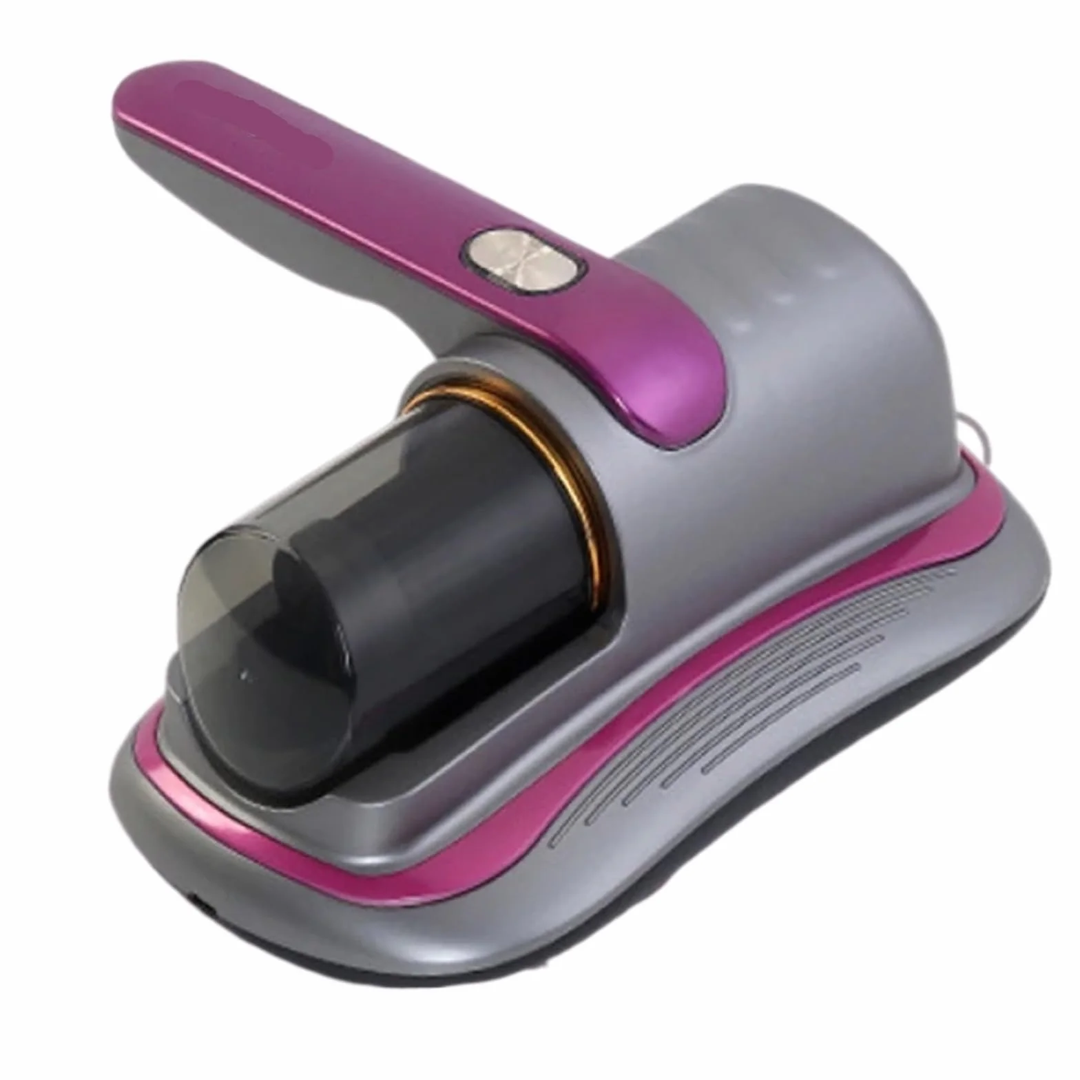 Aspiradora de colchón, máquina de esterilización de colchón para el hogar, portátil, portátil, inalámbrico, eliminador de ácaros, carga USB para cama, alfombra, sofá (dorado) (morado 1)