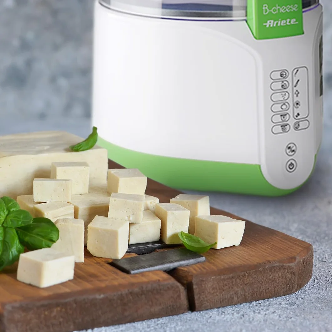 Ariete 615, Máquina para hacer queso y yogur 2 litros, 6 programas, 1 cestillo para queso, 1 cestillo para yogur, filtro para yogur griego, accesorios apilables, recetario, color blanco y verde