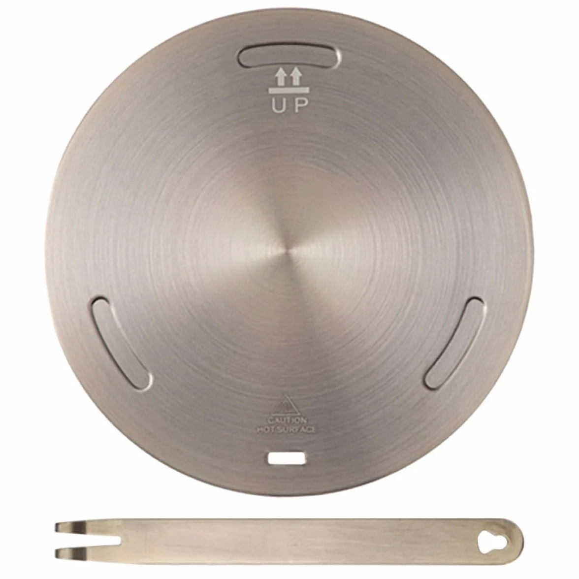 Difusor de Calor Redondo de 28 CM en Acero Inoxidable para Cocina Inducción y Gas, Placa Guía Térmica para Ollas y Uso en Vitrocerámica