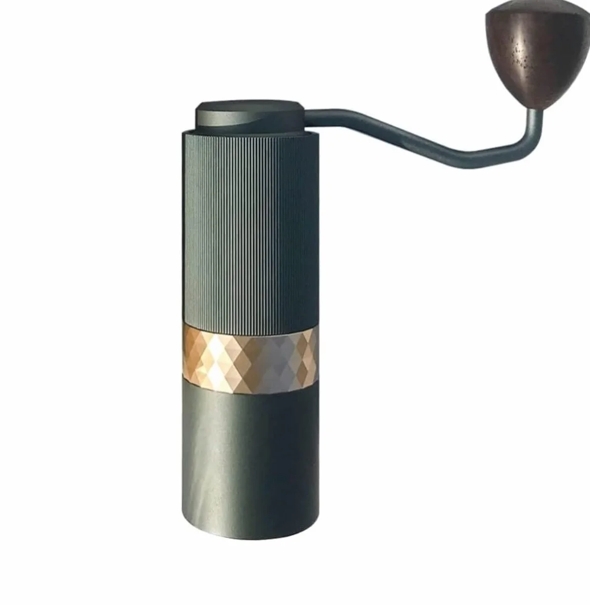 Molinillo Café Molino Cafe Rectificadora Duradera De Acero Inoxidable para El Hogar, Molinillo De Café Manual De Espesor, Molinillo De Manivela Moledor De Cafe(Grün)