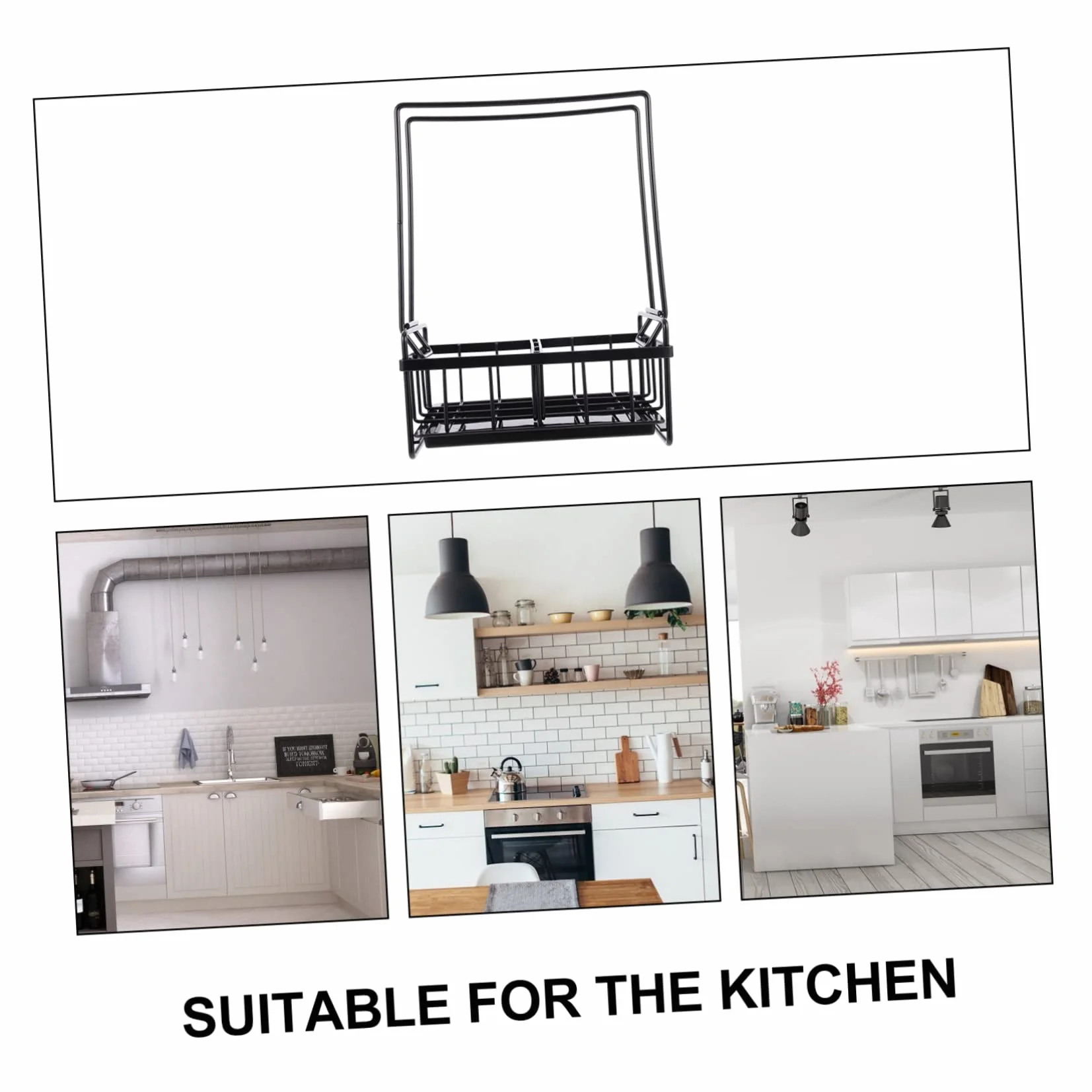 Cabilock Soporte para Esponjas De Cocina Estante De Almacenamiento Fregadero Organizador Multifuncional De Esponjas Rack Escurridor De Cocina Diseño Ecológico y Práctico