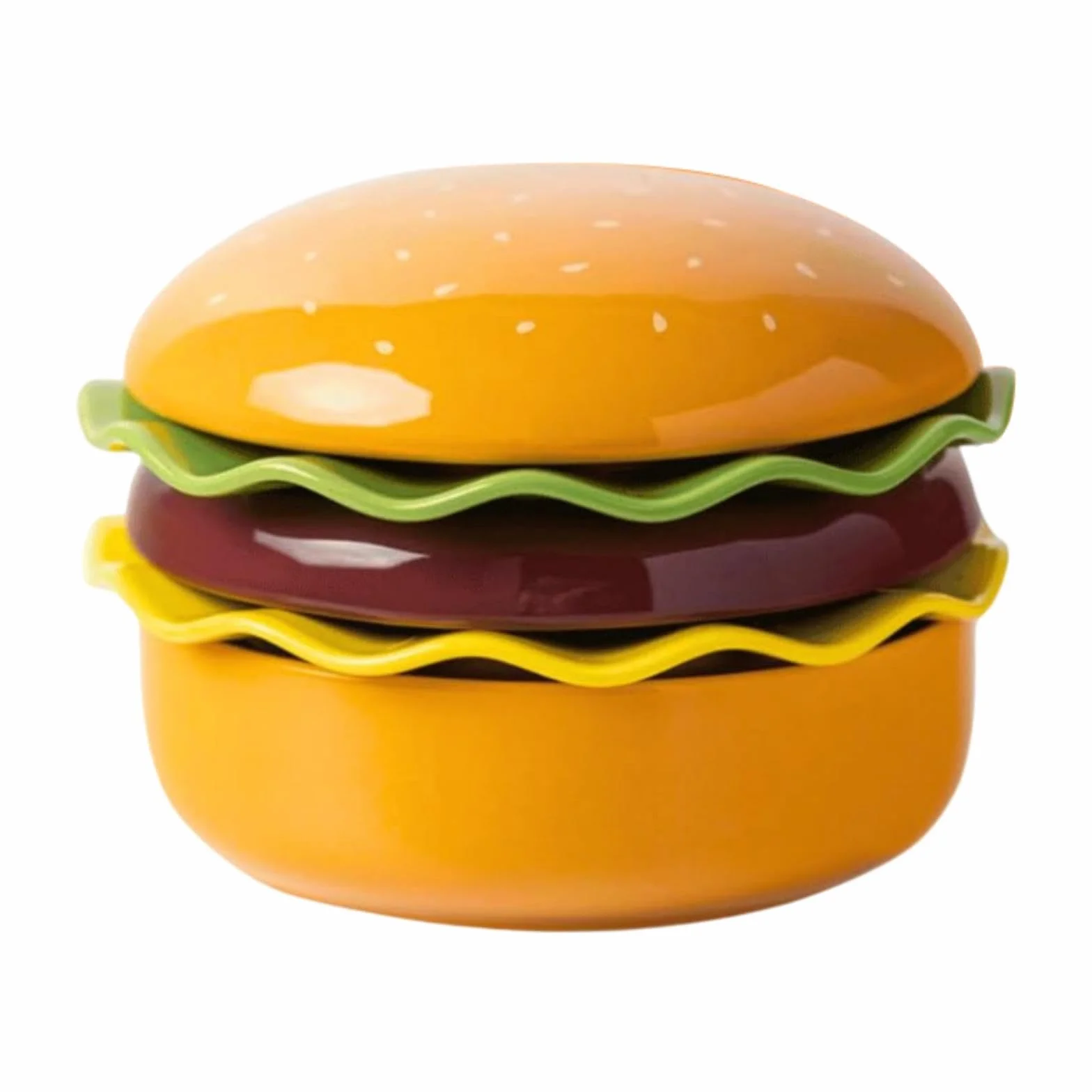 Juego de Tazón para Hamburguesa, Vajilla de Cerámica, Tazón para Sopa, Regalo, Plato para Postre, Platos con Tapa para Inauguración de Casa O