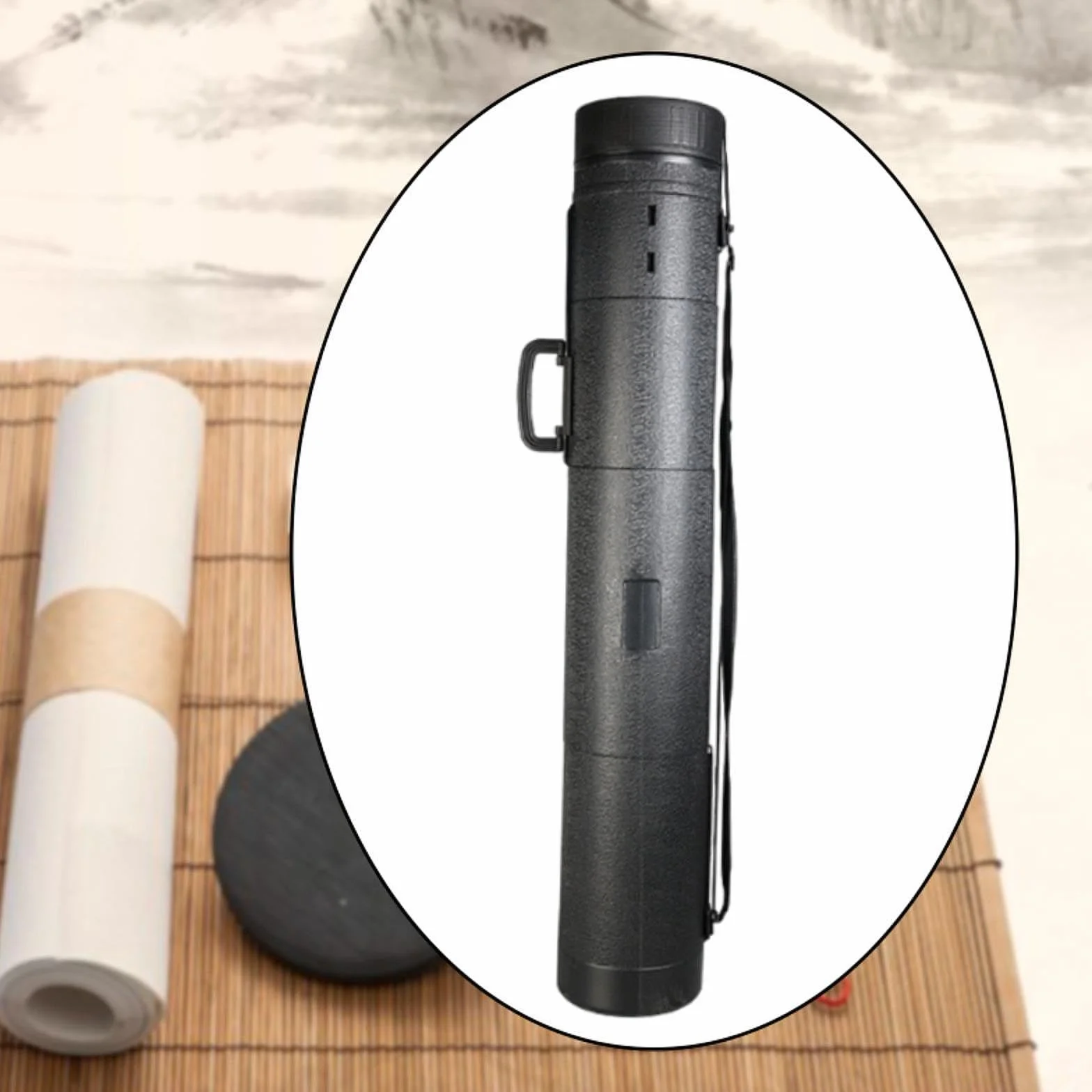 Tubo para Póster Redondo, Estuche de Almacenamiento para Cañas de Pescar, Tubo de Protección, Tubo Extensible para Póster para Dibujos Técnicos, 18.5cm L 110to180 Cm