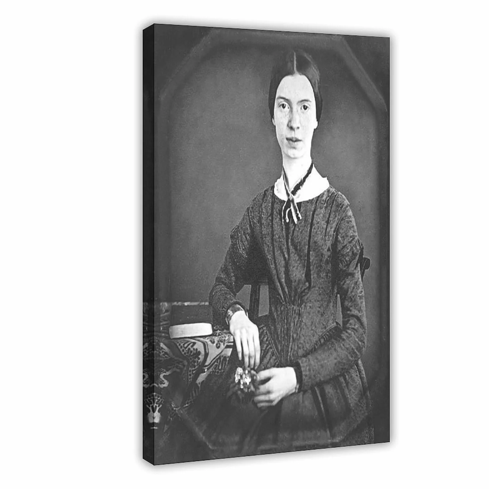 Póster de retrato de Emily Dickinson para dormitorio, decoración de pared, oficina, habitación, marco de regalo, 30 x 45 cm