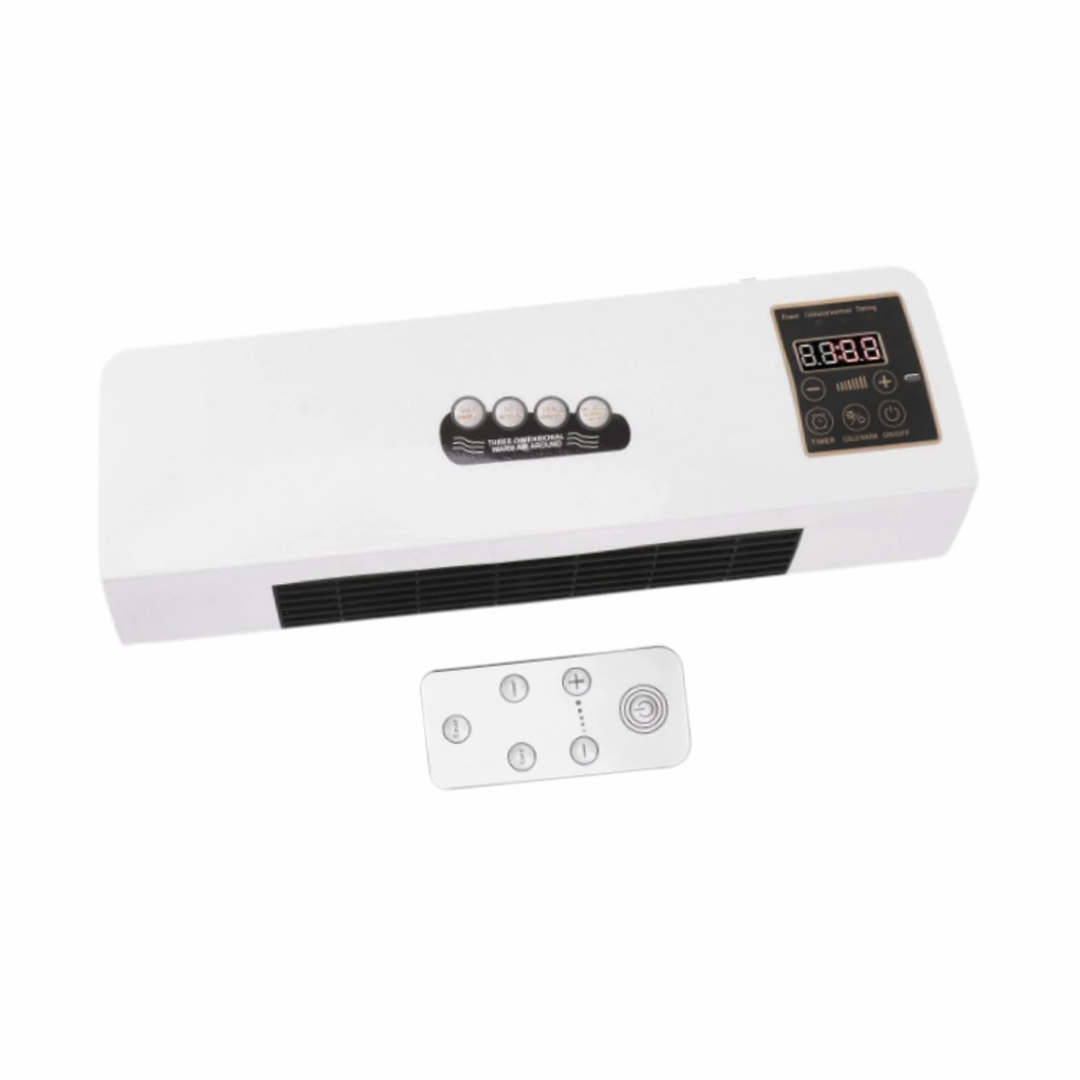 perfk Calefactor eléctrico silencioso para el hogar, Ventilador, Acondicionado frío/para Sala de Estar, Escritorio, lavandería.
