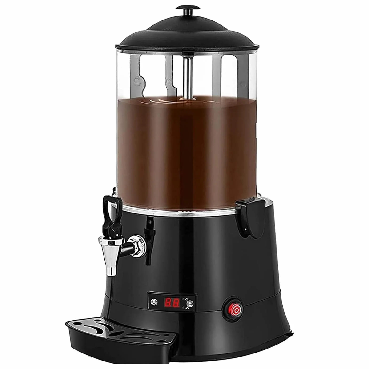 Máquina Comercial para Calentar y Mezclar Chocolate, Calentador eléctrico de Bebidas para Leche, té y café. 10L