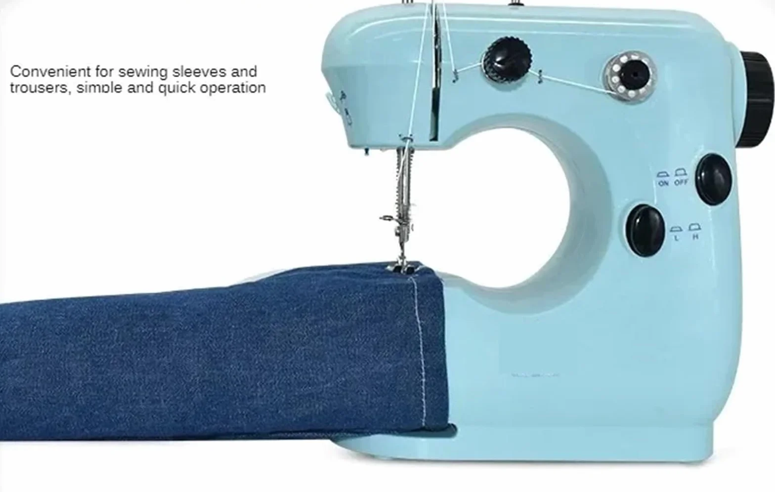 Máquina de Coser, máquina de Coser portátil, minimáquina de Coser multifunción para el hogar con Pedal, eléctrica de Mano, Suministros de Costura para Ropa DIY