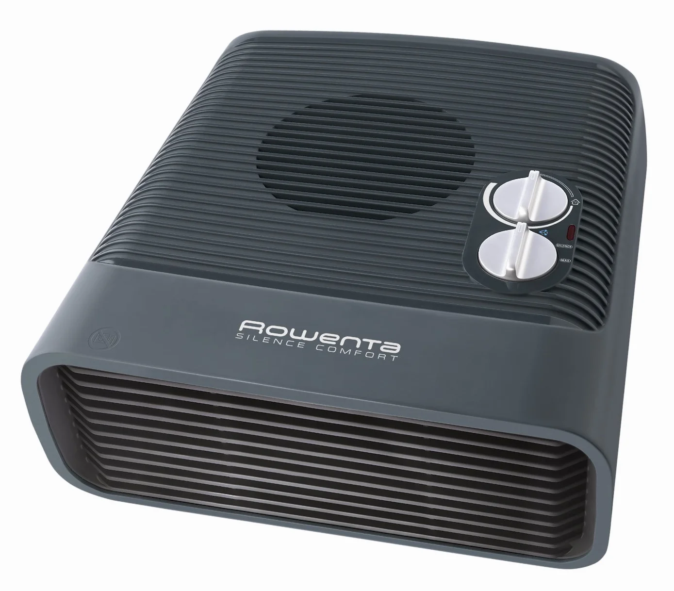 Rowenta Atlas Silence SO5115F0 Calefactor de 2400 W con 2 velocidades, termostato anti-heladas, función aire frío, silencioso y fácil de transportar (Reacondicionado)