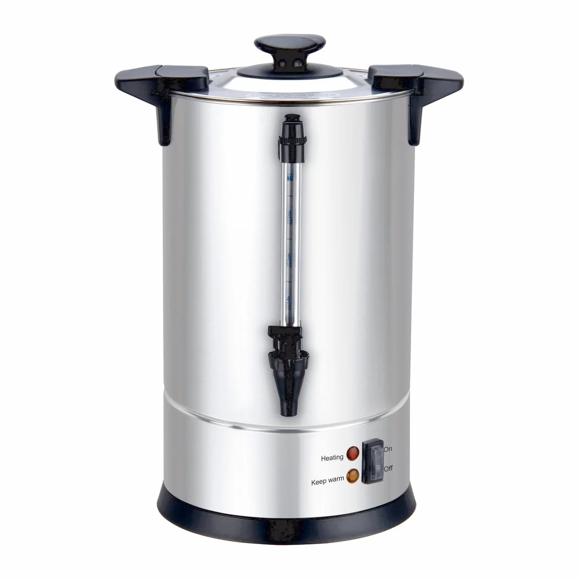 LOUIS TELLIER - Percolador de Café Profesional - Capacity 6,3 L – Capacidad para 50 Tazas - Acero Inoxidable - Grifo de Goteo