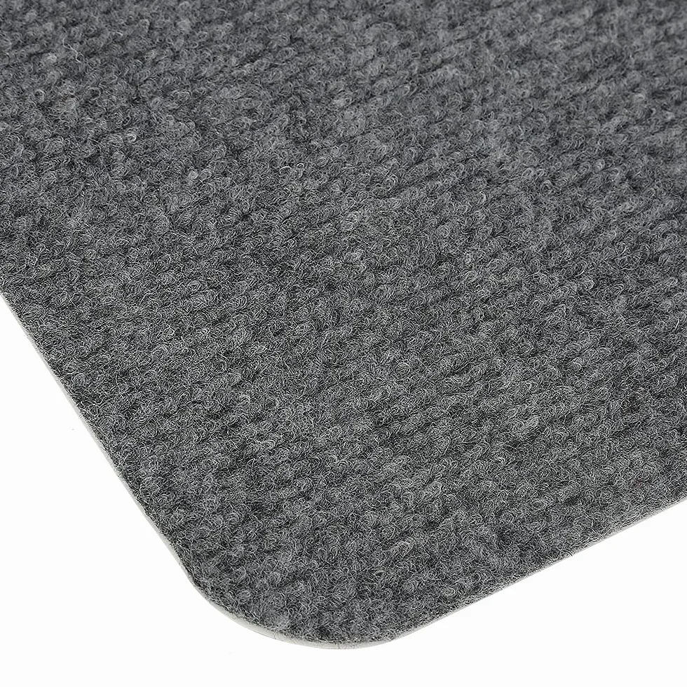 LANTUS 15x Alfombrilla Autoadhesiva de Escalera Alfombra Peldaños Adhesivos Antideslizante Protector Decoración Amortiguación Gris