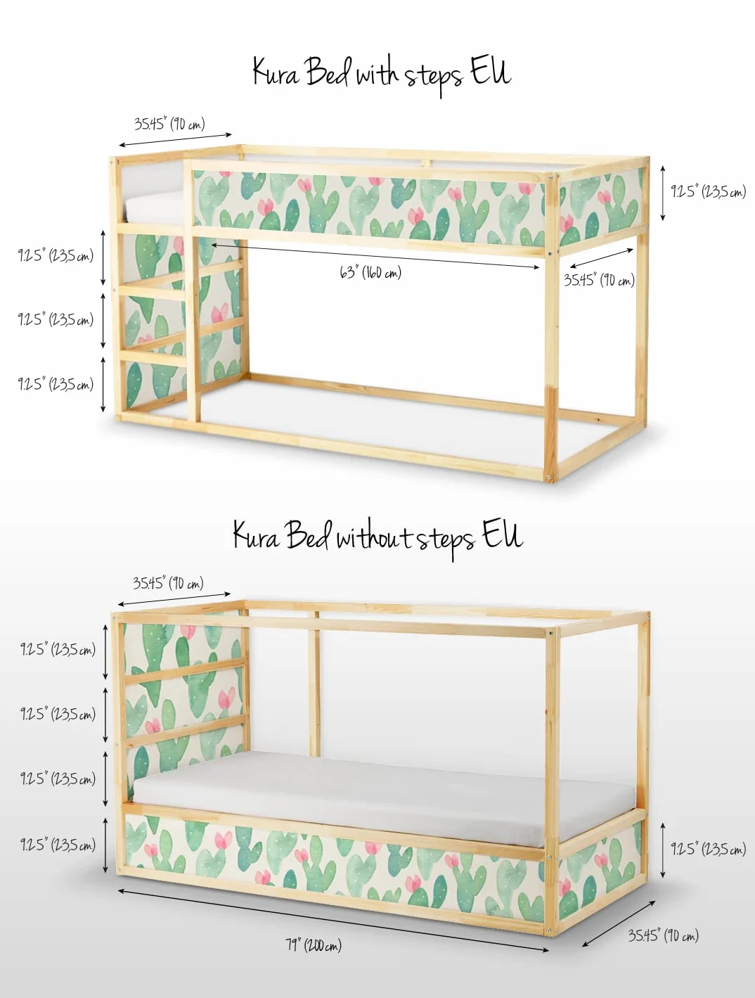 Coloray Conjunto de Pegatinas Cama Kura Para Niños Pegatina Set - Flores presidenciales
