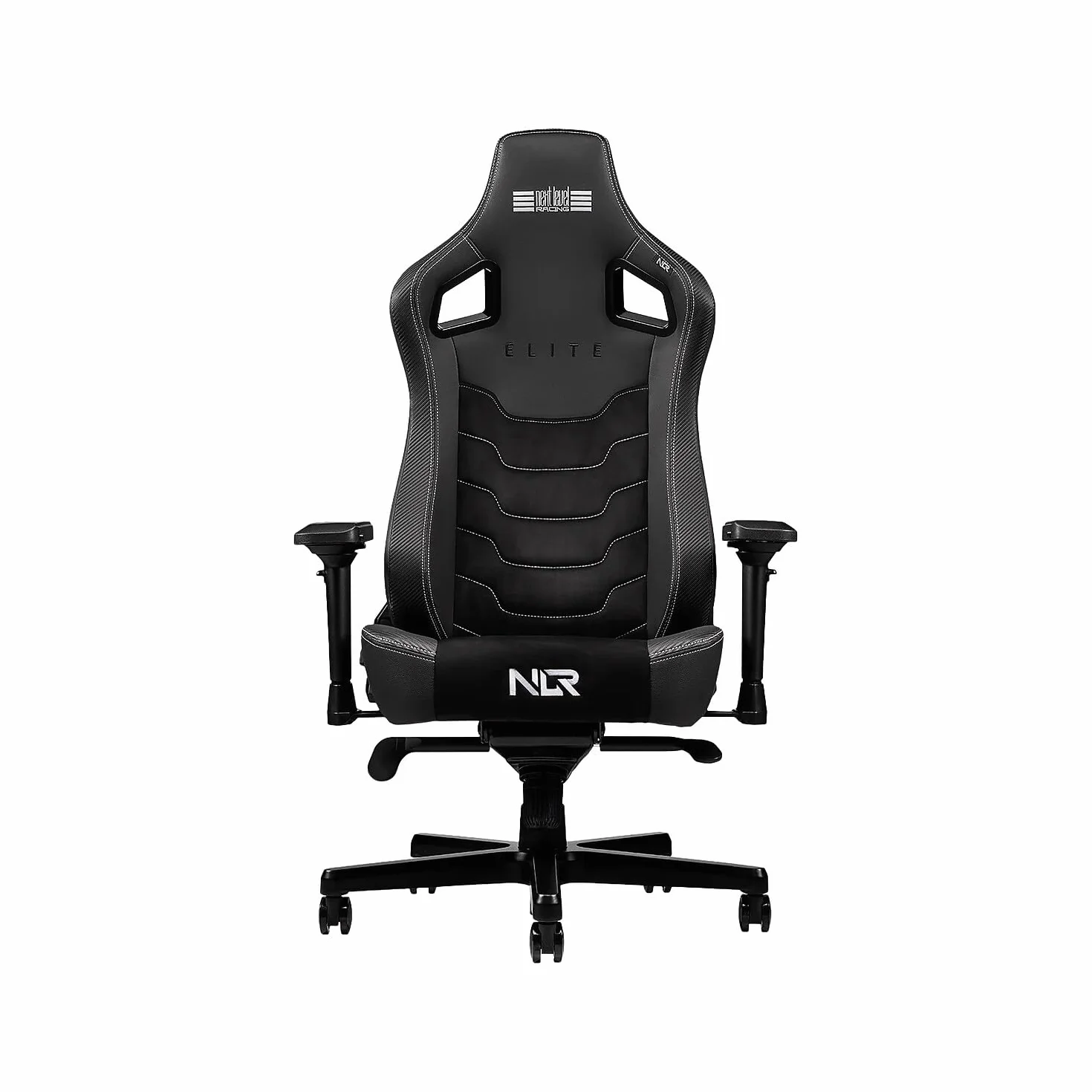Next Level Racing Elite Gaming Chair Black Leather & Suede Edition