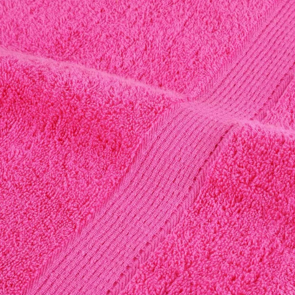 SOLUND - Juego de 4 toallas de invitados, color rosa, 15 x 21 cm, algodón 550 g/m², absorbente, con lazo para colgar, ideal para invitados, baño, sauna y playa, suaves