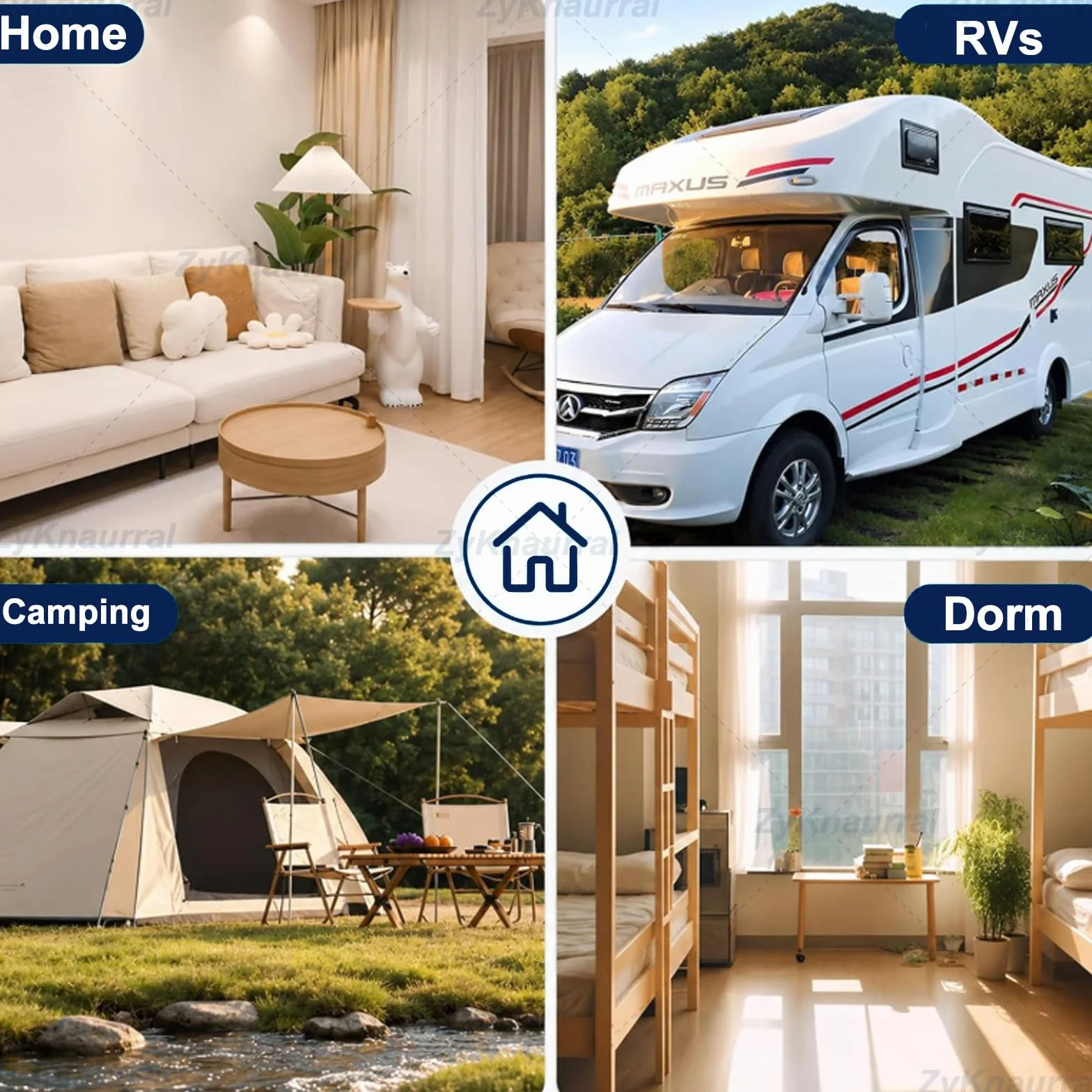 Combinado De Deshumidificador Y Aire Acondicionado Para Habitaciones Hasta 3-5 M², Unidad Aire Acondicionado Portátil, Mini Ventilador Móvil Silencioso Para El Dormitorio, Viviendas Alquiler