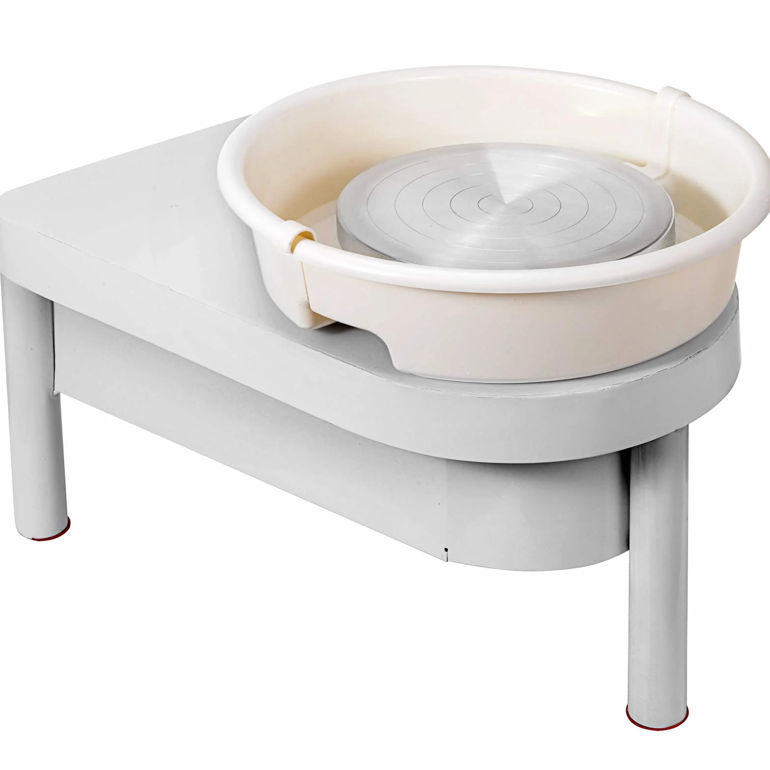 Máquina de Cerámica 25 cm, Rueda de Cerámica Eléctrica de 280 W con Pedal y Herramienta de Lavabo Desmontable, Máquina de cerámica de vatios con Pedal
