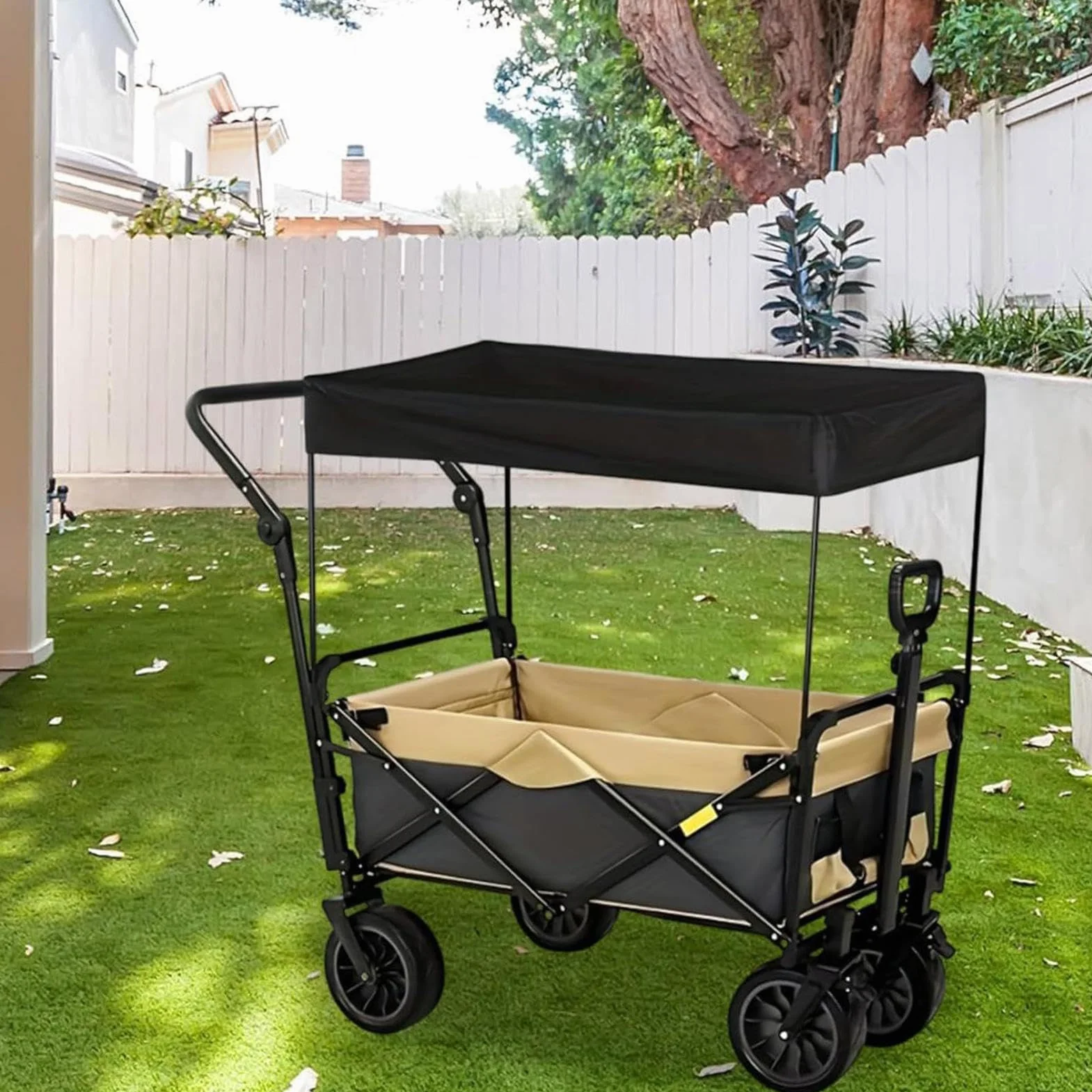 Funda impermeable plegable para carrito de la compra, protección para jardín, césped, mascotas y uso al aire libre, accesorio esencial para días lluviosos