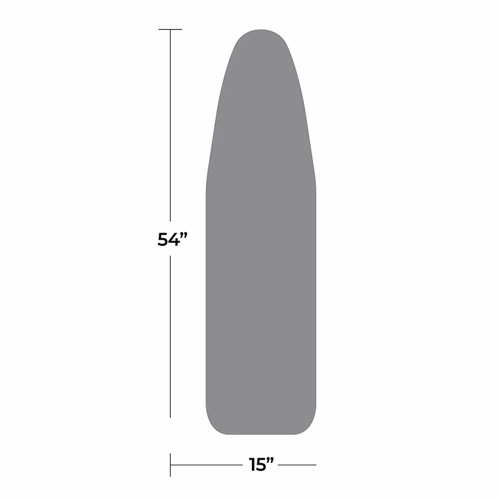 Funda para tabla de planchar de algodón extragruesa, bordes elásticos para tablas de 140 x 40 cm y 130 x 50 cm, resistente al calor, fácil de instalar, perfecta para uso doméstico