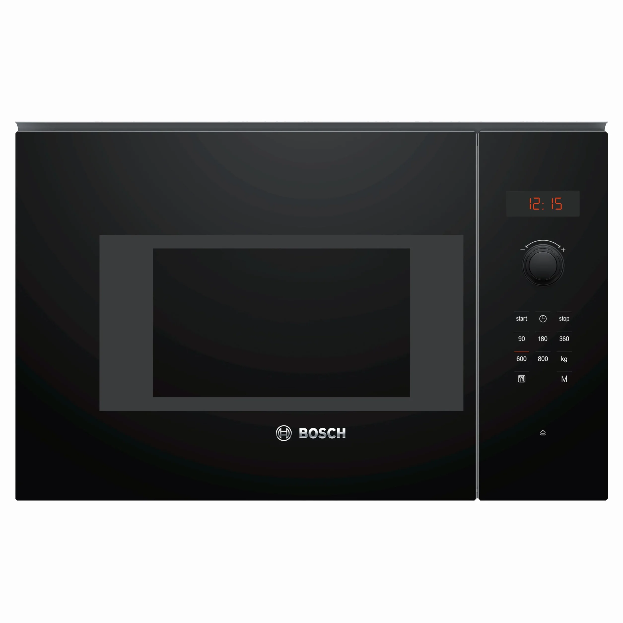 Bosch BFL523MB1F, Serie 4, Microondas, Empotrable, Negro